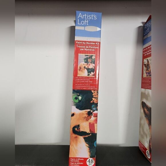 Lot of two Artist's Loft, Paint-by-Number Kit, 16" x 21.5" Vertical Canvas - Picture 3 of 6